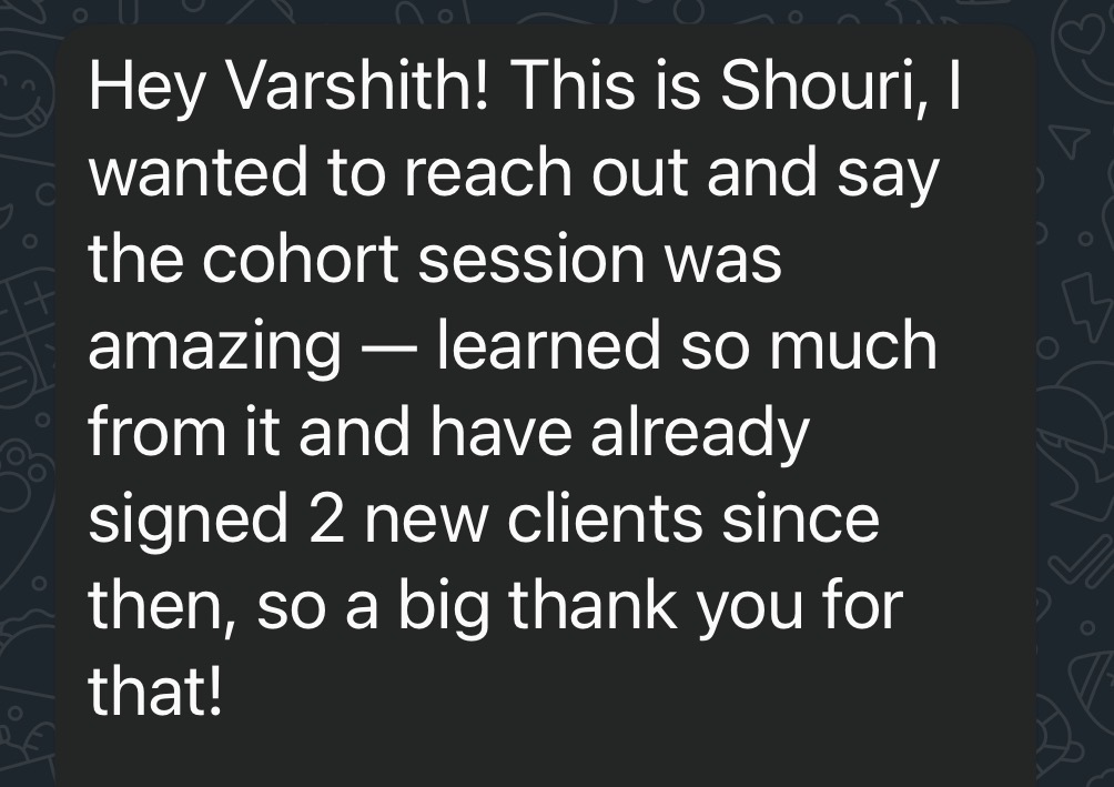 Shouri cohort win screenshot